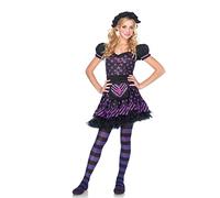 Leg Avenue 22 2 pièces Junior Set Dark Dollie, Femme Costume Carnaval