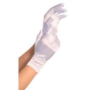 Leg Avenue 2B Gants Jusqu'aux Poignets en Satin Blanc Taille Unique EUR 34-38