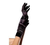 Leg Avenue 2B Gants Jusqu'aux Poignets en Satin Noir Taille Unique EUR 34-38