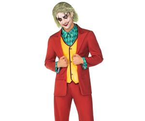 Leg Avenue 3 pièces, Deviant Clown comprend une veste, un dickey et un pantalon, multicolore, taille XL