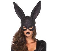 Leg Avenue 3760 Masque Lapin à Paillettes. Noir Taille Unique EUR 34-38