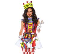 Leg Avenue 3PC.Card Queen comprend une carte de couleur multicolore