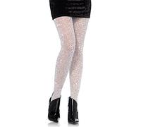Leg Avenue 7130 Collant Transparent en Lurex Argent Tu Eur 34-38