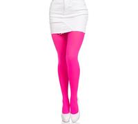 Leg Avenue 7300 Collant en Nylon Rose Néon Tu Eur 34-38