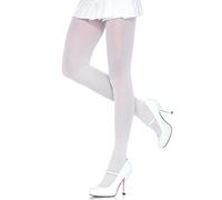 Leg Avenue 7666Q Collant en Nylon Élasthanne + Blanc Grande Taille Eur 44-48