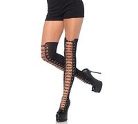 Leg Avenue 7951 Collant Transparent/Opaque Effet Botte Lacée Taille Unique 34-40