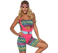 Leg Avenue - 80's Cardio Cutie Déguisement, S (Multicolore)
