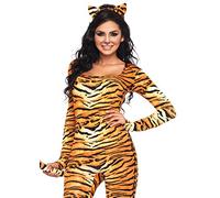 LEG AVENUE 83895 - Ensemble de costume de tigresse sauvage, taille S / M, orange / noir