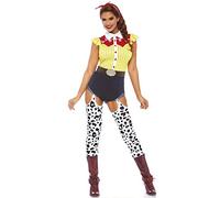 Leg Avenue 86777-10101 Giddy Up Cowgirl Costume, Small, Multicolor Panamas, (Taille Fabricant: SmallUk 6-8) Femme