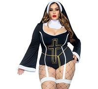 Leg Avenue 86978X-00708 86978x Costume de carnaval/Halloween, noir et blanc, 2X