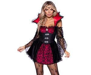 Leg Avenue 87146-01101 Victorian Vampire, Small, Black/Red, Multi, Small