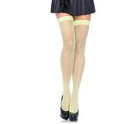 Leg Avenue 9011 Bas Résille Femme - Néon Vert - taille unique