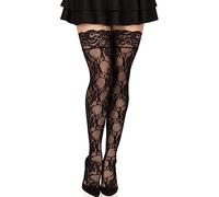 Leg Avenue 9985 Bas Auto-Fixants en Dentelle Florale Taille Unique 34-40