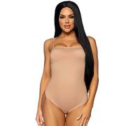 Leg Avenue A2864-00122 33" Long Straight Center Part Wig, O/S, Black Adult Sized Costumes, One