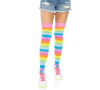 Leg Avenue Bas Chaussettes Arc-En-Ciel Multicolore Taille Unique
