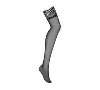 Leg Avenue Black Lace Stockings Black 1 Unité