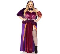 Leg Avenue Black Magic Babe Plus Size costume set, 3X-4X