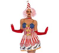 Leg Avenue Carousel Clown Costume, Vielfarbig