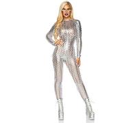 Leg Avenue Catsuit métallique, XL