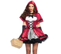 Leg Avenue Chaperon Rouge Costume pour Femme Rouge/Blanc/Noir Taille M