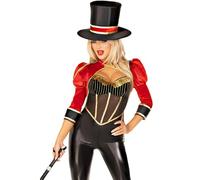 Leg Avenue Circus Ringmaster Diva Catsuit Déguisement pour femme Taille S