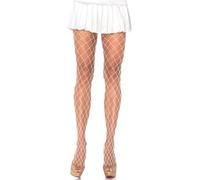 Leg Avenue Collant Résille Blanc Taille Unique