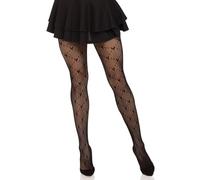 Leg Avenue Collants Filet Love Struck Heart Collants Femme (lot de 1)