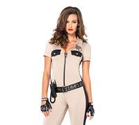 Leg Avenue Costume Combinaison Policière Sexy Bronzage Taille L