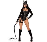 Leg Avenue Costume d'Halloween 3 pièces féroce pour femme avec body Taille M