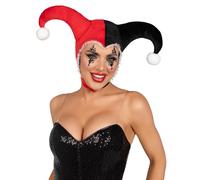 Leg Avenue Costume d'Halloween pour femme, Noir/Rouge, taille unique