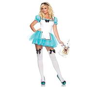 Leg Avenue Costume Femme Alice Jupe Tablier Bleu Pâle/Blanc X-Large