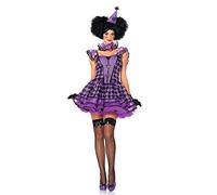 Leg Avenue Costume Jolie Clown Parisienne pour Femme Violet/Noir Taille M/L