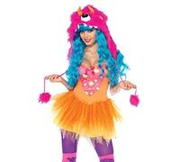 Leg Avenue Costume Monstre Poilu Rose/Jaune Medium/Large