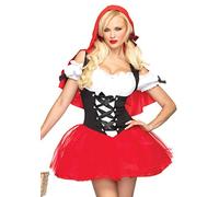 Leg Avenue Costume Petit Chaperon Rouge/Noir X-Large