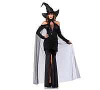 Leg Avenue Costume Socière Maléfique Noir Taille XL