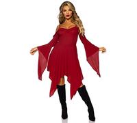 Leg Avenue Cotton gauze bell sleeved peasant dress.