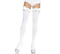 Leg Avenue Cuisse Haut Opaque Blanc