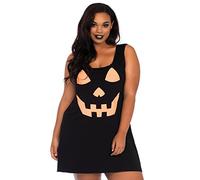 Leg Avenue Déguisement Grande Taille Jersey Pumpkin Dress, Taille 1X-2X
