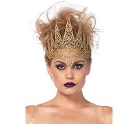 Leg Avenue- Die Cut Royal Crown Costume Head Piece Couronne de Coupe Serre-Têtes Et Barrettes, Women, 2154-02622, Or, Taille Unique