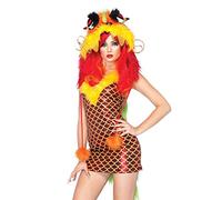 Leg Avenue Dragon Impérial Costume pour Femme Rouge Taille M/L