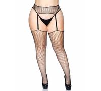 Leg avenue - ensemble porte-jarretelles et bas grande taille