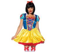 Leg Avenue Fairytale Snow White Adult Sized Costumes, Multicolore, XS (EUR 34) Femme