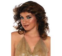 Leg Avenue Farrah Feathered Wig, Panamas Femme, Marron (Brown), (Taille Fabricant: Taille uniqueUk 6-12)