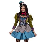 Leg Avenue Femme Mad Hatter Adult Sized Costumes, Bleu, M EU