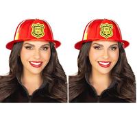Leg Avenue - Fireman's Hat, Taille Unique (Rouge) (Lot de 2)