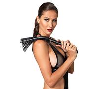 Leg Avenue Fouet Faux Cuir Kink Taille Unique Noir