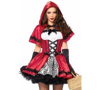 Leg Avenue Gothique Chaperon Rouge Conte Adulte Femmes Halloween Costume 85230