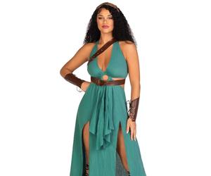 Leg Avenue Innocente Guerrière Costume de 4 Pièces Vert