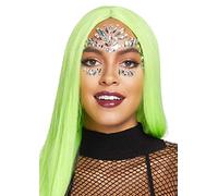 Leg Avenue - Iris Face Jewels Sticker, Taille Unique (Transparent)