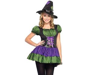 Leg Avenue - J4803406231 - Déguisement pour Enfant - Modèle J48034 - Jr. Hocus Pocus Costume Set - Taille M/l - Mauve/Vert/Noir